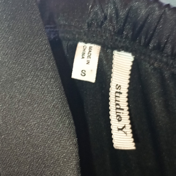 Studio Y,  size small black fitted bodycon dress - Picture 5 of 5